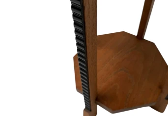 Art Deco Amsterdamse School Octagonal Pedestal Table, 1920s